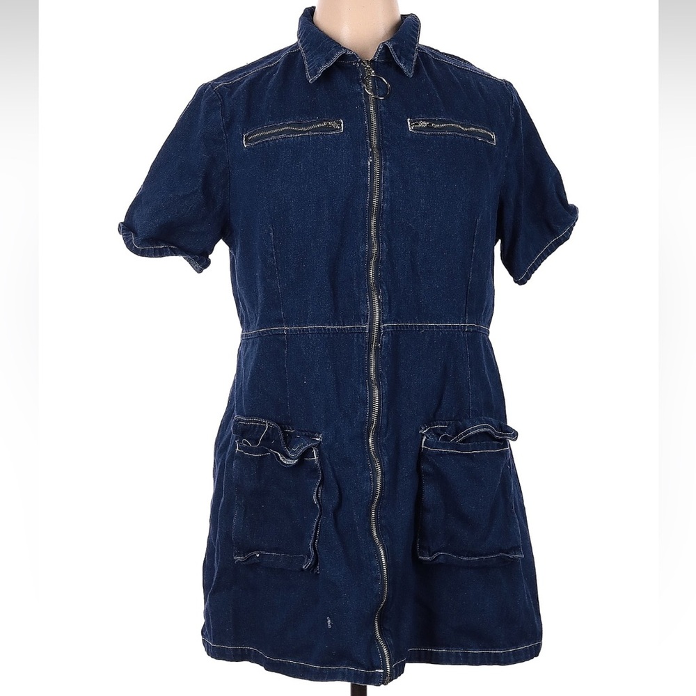 PrettyLittleThing Denim Dress